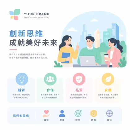Brand intro generated image sample